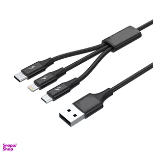 کابل شارژ سه سر بیبوشی (Biboshi) مدل Cable A17