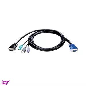 کابل KVM دی-لینک (D-Link) مدل KVM-401 طول 1.8 متری