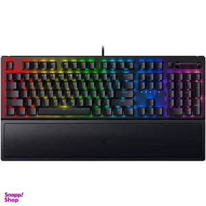 کیبورد مخصوص بازی ریزر (Razer) مدل Blackwidow v3 Green swithes