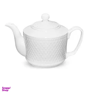 قوری چینی زرین ایران سری رادیانس مدل White2