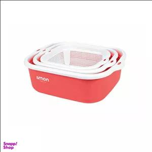 ست آبکش و آبگیر 6 تکه لیمون مدل نسیم کد 278