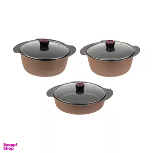 سرویس پخت و پز 6 پارچه تکنو مدل پروانه کد 62800