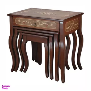 میز عسلی مدل 507 classic B مجموعه 4 عددی