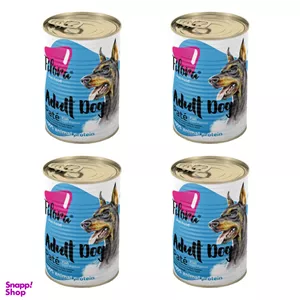 کنسرو غذای سگ فیفورا (Fifora) مدل Fish وزن 400 گرم بسته 4 عددی