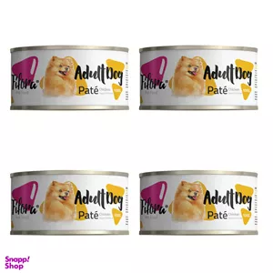 کنسرو غذای سگ نژاد کوچک فیفورا (Fifora) مدل Chicken وزن 100 گرم بسته 4 عددی