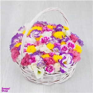 سبد گل طبیعی گل بازار (Gol Bazar) مدل رویال