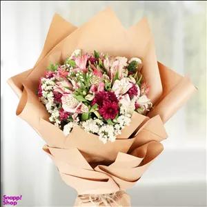 دسته گل طبیعی گل بازار (Gol Bazar) مدل دیبا