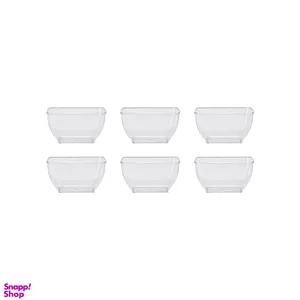 پیاله یکبار مصرف کوشا (Koosha) مدل Lux D107 ظرفیت 350 میلی لیتر بسته 6 عددی