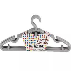 چوب لباسی تک پلاستیک (Tak Plastik) کد T67 بسته 4 عددی