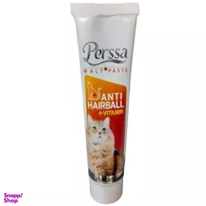 خمیر مالت گربه پرسا (Perssa) مدل Vitaminand Hairball وزن 100 گرم بسته 2 عددی