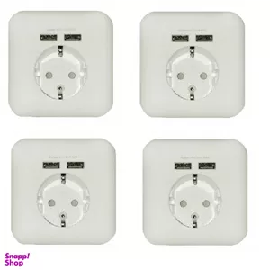 پریز یو اس بی مدل reflex-si بسته 4 عددی