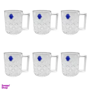 لیوان اونیکس مدل سزار مات مجموعه 6 عددی