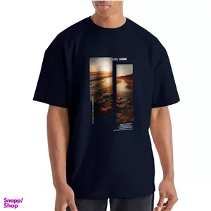 تیشرت اورسایز مردانه نوزده نودیک مدل TS1978 NB