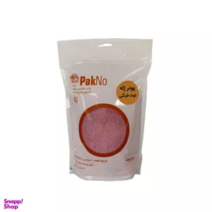 پودر ژله توت فرنگی پاکنو وزن 400 گرم