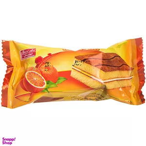 کیک لایه ای با طعم پرتقال آلبینا شیرین عسل وزن 25 گرم