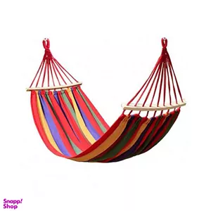 تخت آویز کنفی مسافرتی یک نفره مدل چوبدار