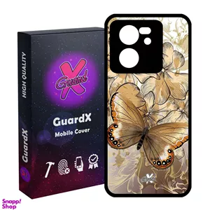 کاور گارد ایکس طرح پروانه مدل Glass10272 مناسب گوشی موبایل شیائومی 13T/13T Pro/Redmi K60 Ultra