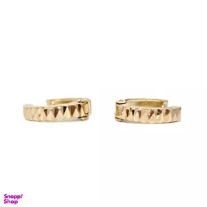 گوشواره طلا 18 عیار زنانه گالری سل مدل امگا کد 202502 