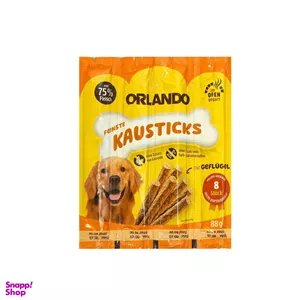 تشویقی مدادی سگ اورلاندو با طعم مرغ بسته 8 عددی