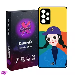 کاور گارد ایکس طرح Girl مدل Glass10629 مناسب برای گوشی موبایل سامسونگ Galaxy A32 4G