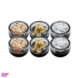 فویل ناخن مدل ورق طلا بسته 6 عددی