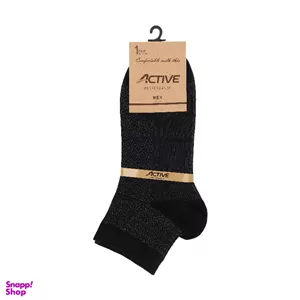 جوراب مردانه طرح دار ساق کوتاه اکتیو پرفورمنس کد 00132