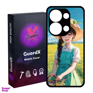 کاور گارد ایکس طرح دختر مدل Glass10662 مناسب برای گوشی موبایل شیائومی Redmi Note 13 Pro 4G / Poco M6 Pro 4G