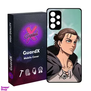 کاور گارد ایکس طرح Eren Yeager Anime مدل Glass10626 مناسب برای گوشی موبایل سامسونگ Galaxy A52/A52S