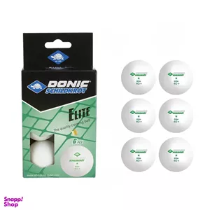 توپ پینگ پنگ دونیک شیلدکروت 1 ستاره مدل 40  ELITE بسته 6 عددی