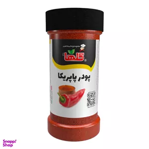 پودر پاپریکا گلها وزن 80 گرم بسته بندی P.E.T