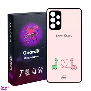 کاور گارد ایکس طرح Love مدل Glass10654 مناسب برای گوشی موبایل سامسونگ Galaxy A52/A52S