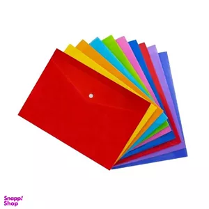 پوشه دکمه دار A4 پرگه کد PDPA10A4 بسته 10 عددی