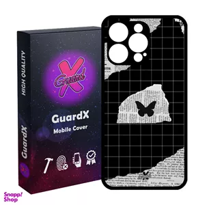 کاور گارد ایکس طرح پروانه مدل Glass10533 مناسب برای گوشی موبایل اپل iPhone 15 Pro Max