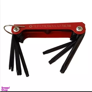 آچار آلن ستاره‌ای اسکای تولز مدل T9 - T40 مجموعه 8 عددی