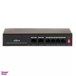 سوییچ 4 پورت POE داهوا مدل DH-PFS3006-4ET-36