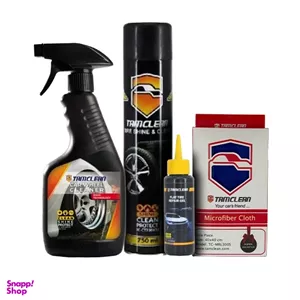 پک شستشوی رینگ و لاستیک تام کلین مدل 01 مجموعه 4 عددی