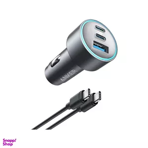 شارژر فندکی انکر مدل 535 B2731 به همراه کابل USB Type-C