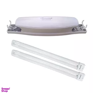 قاب مهتابی فروزش مدل FZ602 پایه 2G11 به همراه لامپ