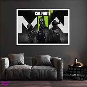 تابلو بکلیت طرح بازی Call of Duty مدل قاب شاسی W-s8757