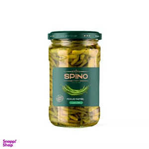 ترشی فلفل اسپینو وزن 650 گرم