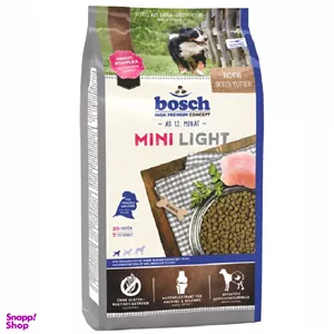 غذای خشک رژیمی سگ بوش مدل Mini Light وزن 2.5 کیلوگرم