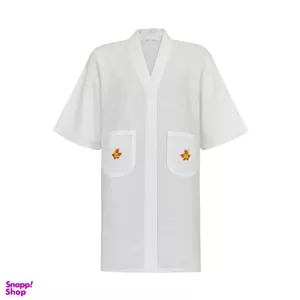 مانتو زنانه مدل نگین کد 802 رنگ سفید