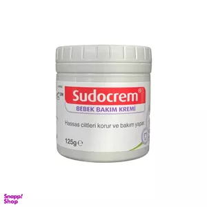 کرم سوختگی پا نوزاد سودوکرم حاوی زینک اکسید وزن 125 گرم
