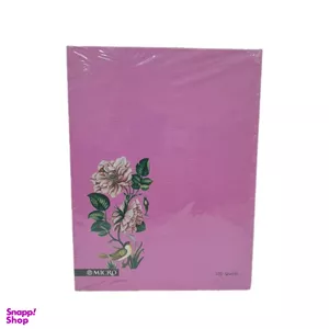 دفتر کلاسوری 100 برگ میکرو طرح گل 3 کد 026