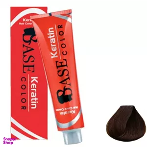 رنگ مو بیس کالر شماره N4 رنگ قهوه‌ ای متوسط حجم 120 میلی‌ لیتر