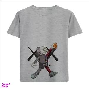 تیشرت آستین کوتاه پسرانه مدل آدمک D64