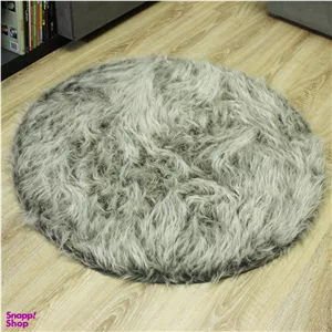 پادری شاران هوم طرح خز پرز بلند فانتزی سایز 100x100 سانتی متر