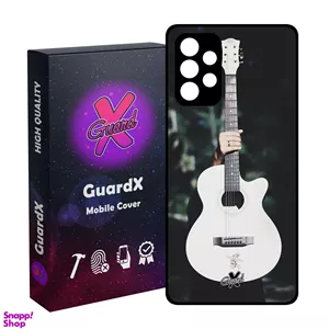 کاور گارد ایکس طرح گیتار مدل Glass10263 مناسب برای گوشی موبایل سامسونگ Galaxy A52/A52S