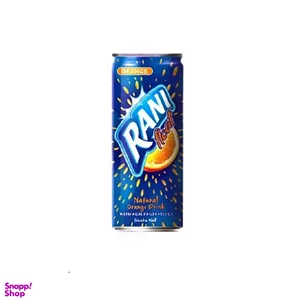 آبمیوه قوطی با طعم پرتقال رانی حجم 250 میلی لیتر