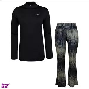 ست گرمکن و شلوار ورزشی زنانه مدل یقه زیپدار کد 5219-704-2 رنگ کرم